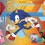 Puzzel Sonic 60 stukken Sonic in actie