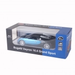 rc auto bugatti veyron 1:14 rood of blauw
