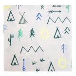 Papieren servetten Tipi Bos MERI MERI 33 × 33 cm, 20 stuks