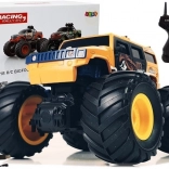 Terrreinwagen met grote wielen Bigfoot op afstandsbediening 2.4G 1:18 geel