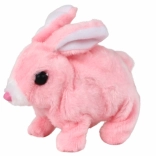 Interactief lopend konijntje met korte vacht – roze