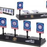 Elektronisch schietdoel met 4 doelen en digitaal teldisplay