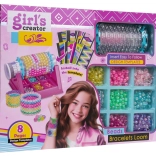 Set voor het maken van armbanden met weefraam en accessoires