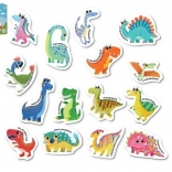 Magnetisch spel Dinosauriërs