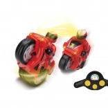 Afstandsbedienbare motorfiets met effecten