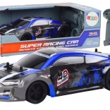 RC auto 1:18 met rubberen driftbanden, blauw