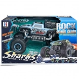 RC auto Rock Shark met nebeleffect – blauw