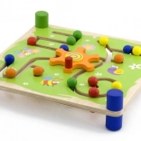 Viga Trop en Volg Montessori Houten Didactisch Spel