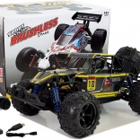 Terrein RC-buggy 1:18 geel 4x4 tot 45 km/u