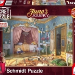 Schmidt geheimzinnige puzzel June's Journey: June's Slaapkamer 1000 stukjes