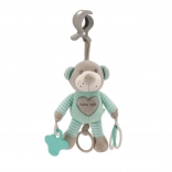 Pluchen speeltje met vibratie Baby Mix beer mint