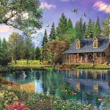 Puzzel 4000 Middagidylle TREFL