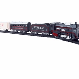 treinset met locomotief en wagons, baanlengte 210 cm