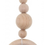 HESS kinderwagenketting met belletje – natuurlijk, kort