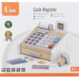 VIGA houten kassa grijs-wit