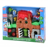 avonturenset dinosauruswereld met geluiden en lichten