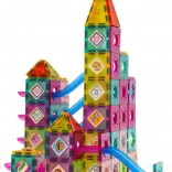Magnetische bouwset kasteel met knikkerbaan 139 stuks
