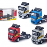 Metalen vrachtauto 10 cm