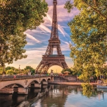 Puzzel 500 stukjes Langs de rivier de Seine