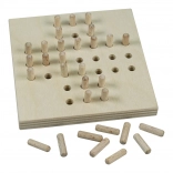 Detoa houten solitaire – logisch bordspel voor één speler