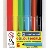 Centropen set stiften 6 kleuren