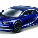 metalen model bburago bugatti chiron 1:32 blauw