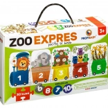 Puzzle ZOO Expres - Tel Met Mij 30 Stukken