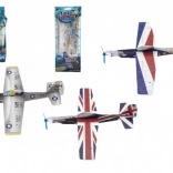 Werpschuimvliegtuig 24 cm – mix kleuren