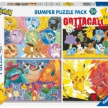 Pokémon puzzel 4x100 stukjes