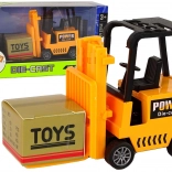 Oranje frictie heftruck