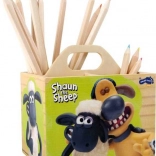 Houten pennenhouder Shaun het Schaap small foot