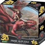 3D-puzzel Drakenruiter 63 stukjes