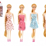 Pop met lange vlecht