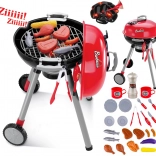 Kinderbarbecue WOOPIE met licht en geluid met accessoires