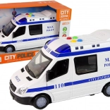 Politiebusje met wrijvingsaandrijving, licht en geluid