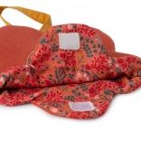 Handtas in de vorm van een bloem met pop Adele van Lilliputiens