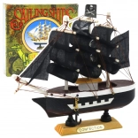 Decoratief piratenschipmodel 16x15 cm