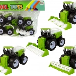 Groene Tractoren Vierdelige Set