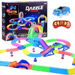 Fluorescerende racebaan met afstandsbediening en lichteffecten 6,56 m