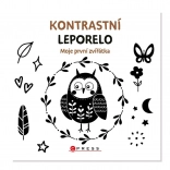 Contrasterend leporello Mijn eerste dieren 15,5 × 15 cm