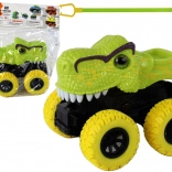 Dinosaur Monster Truck met groene rubberen wielen