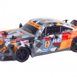 RC auto met afstandsbediening 1:18 rubberen driftwielen oranje