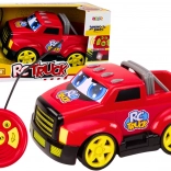 Getekende RC auto met licht en geluid – rood