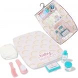Verzorgingsset voor poppen Baby Huggles met accessoires