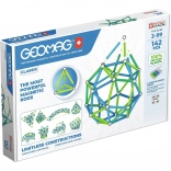 Geomag Classic Recycled magnetische bouwset 142 onderdelen – blauw en groen