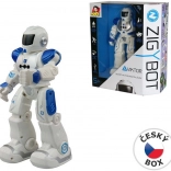Robot Viktor 27 cm met 21 functies in blauwe kleur