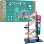 Connetix Rainbow Ball Run – creatieve magnetische bouwset, 92 delen