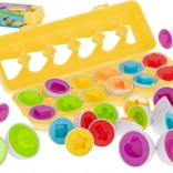 Educatieve puzzel-eieren voor kinderen - vormherkenning