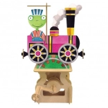 ARToy houten mechanische bouwset – trein met slinger