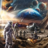 Puzzle De laatste grens: Verkenning van de ruimte 1000 stukjes SCHMIDT